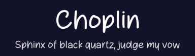 Choplin by MJType — Script Handwritten Font — thumbnail 2