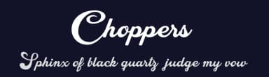 Choppers by Billy Argel Fonts ® — Script Handwritten Font — thumbnail 2