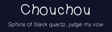 Chouchou by Gaelleing — Script Handwritten Font — thumbnail 2