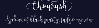 Chourush by Alif Quentin — Script Handwritten Font — thumbnail 2