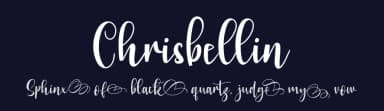 Chrisbellin by Kong Font — Script Handwritten Font — thumbnail 2