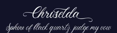 Chriselda by Fikryal studio — Script Handwritten Font — thumbnail 2