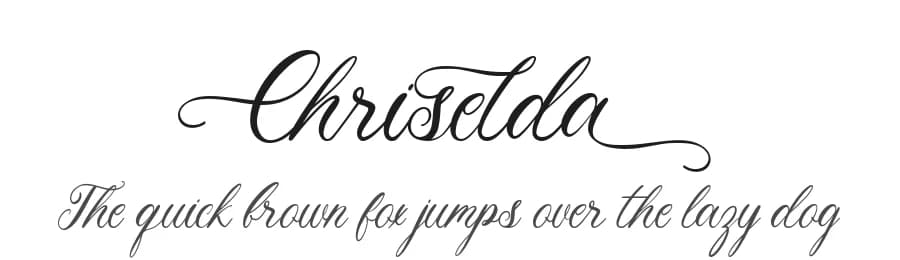 Chriselda by Fikryal studio — Script Handwritten Font
