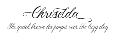 Chriselda by Fikryal studio — Script Handwritten Font — thumbnail 1