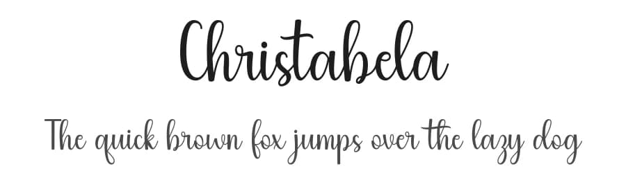 Christabela by Wahyu Studio — Script Handwritten Font