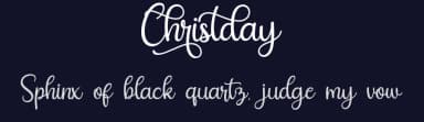 Christday by Bearytype — Script Handwritten Font — thumbnail 2