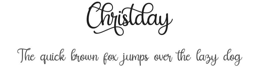 Christday by Bearytype — Script Handwritten Font