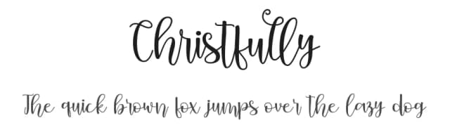 Christfully by Endri Sulistyawan — Script Handwritten Font