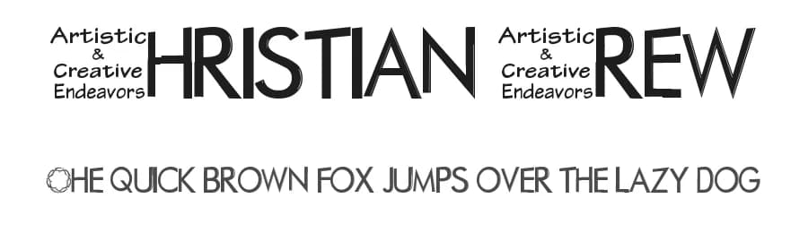 Christian Crew by Thamyris — Dingbats Font