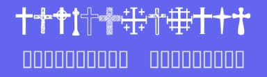 Christian Crosses by UnAuthorized Type — Dingbats Font — thumbnail 3