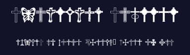 Christian Crosses by UnAuthorized Type — Dingbats Font — thumbnail 2