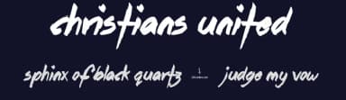 Christians United by JSH creates — Script Handwritten Font — thumbnail 2