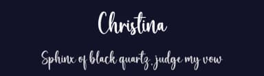 Christina by Graphix Line Studio — Script Handwritten Font — thumbnail 2