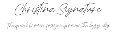 Christina Signature by Letterena Studios — Script Handwritten Font — thumbnail 1