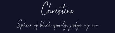 Christine by Graphix Line Studio — Script Handwritten Font — thumbnail 2