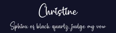 Christine by Nirmala Creative — Script Handwritten Font — thumbnail 2