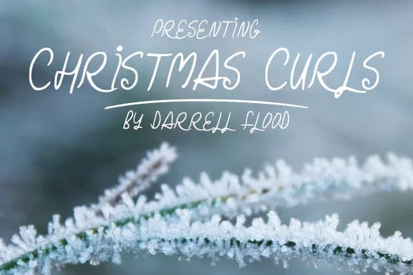 Christmas Curls Font by Dadiomouse — Script Handwritten Font