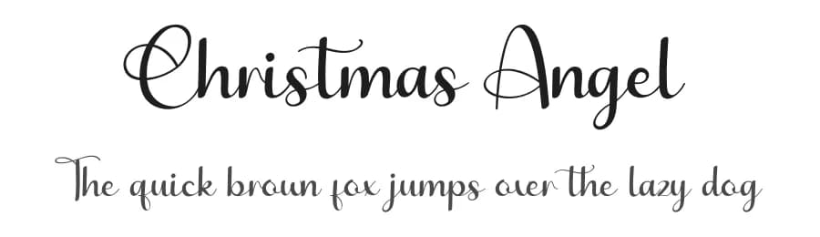 Christmas Angel by Erik Studio — Script Handwritten Font