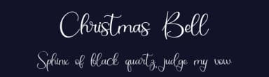 Christmas Bell by Alif Ryan Zulfikar — Script Handwritten Font — thumbnail 2