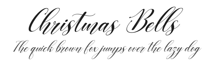 Christmas Bells by Kong Font — Script Handwritten Font