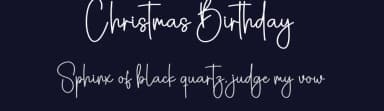 Christmas Birthday by Scratchones — Script Handwritten Font — thumbnail 2