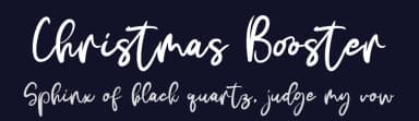 Christmas Booster by Creaditive Design — Script Handwritten Font — thumbnail 2