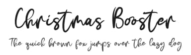 Christmas Booster by Creaditive Design — Script Handwritten Font — thumbnail 1
