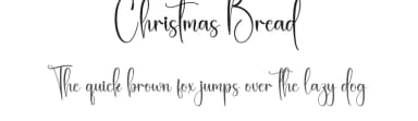 Christmas Bread by Scratchones — Script Handwritten Font — thumbnail 1