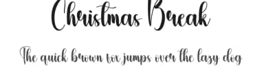 Christmas Break by Andi Moz — Script Handwritten Font — thumbnail 1