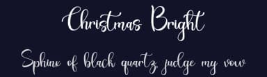 Christmas Bright by Alif Ryan Zulfikar — Script Handwritten Font — thumbnail 2