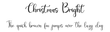 Christmas Bright by Alif Ryan Zulfikar — Script Handwritten Font — thumbnail 1