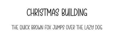 Christmas Building by Scratchones — Script Handwritten Font — thumbnail 1