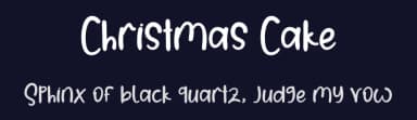 Christmas Cake by Etik Fatimah — Script Handwritten Font — thumbnail 2