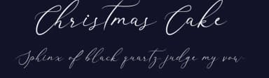 Christmas Cake by New Sanctorum — Script Handwritten Font — thumbnail 2