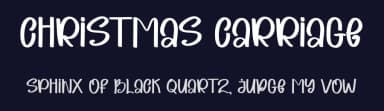 Christmas Carriage by Katrin Studio — Script Handwritten Font — thumbnail 2