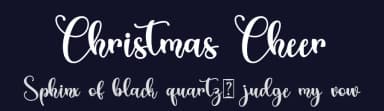 Christmas Cheer by Alif Ryan Zulfikar — Script Handwritten Font — thumbnail 2