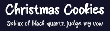 Christmas Cookies by Scratchones — Script Handwritten Font — thumbnail 2