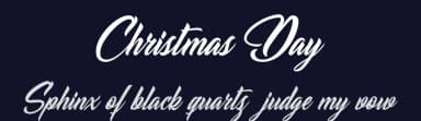 Christmas Day by Billy Argel Fonts ® — Script Handwritten Font — thumbnail 2