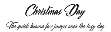 Christmas Day by Billy Argel Fonts ® — Script Handwritten Font — thumbnail 1