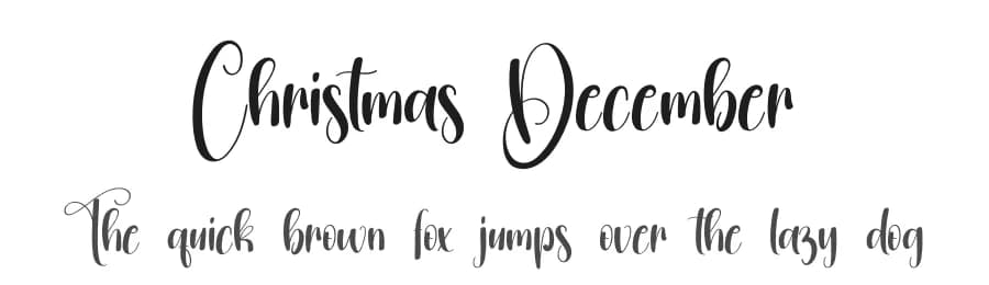 Christmas December by Scratchones — Script Handwritten Font