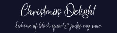 Christmas Delight by Yoga Letter — Script Handwritten Font — thumbnail 2