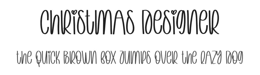 Christmas Designer by Scratchones — Script Handwritten Font