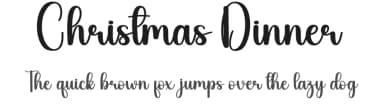 Christmas Dinner by Andi Moz — Script Handwritten Font — thumbnail 1