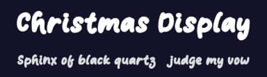 Christmas Display by Yoga Letter — Script Handwritten Font — thumbnail 2