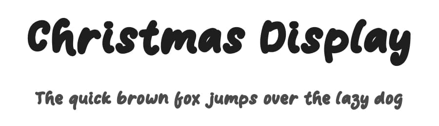 Christmas Display by Yoga Letter — Script Handwritten Font