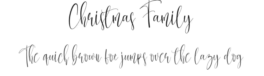 Christmas Family by Scratchones — Script Handwritten Font
