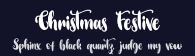 Christmas Festive by Alif Ryan Zulfikar — Script Handwritten Font — thumbnail 2
