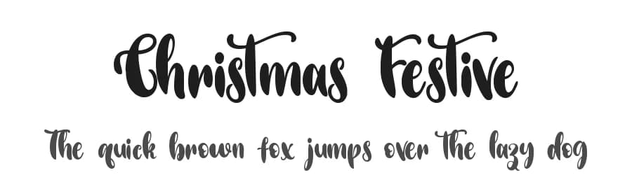 Christmas Festive by Alif Ryan Zulfikar — Script Handwritten Font — preview 1