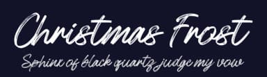 Christmas Frost by Sarif Letter — Script Handwritten Font — thumbnail 2