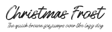 Christmas Frost by Sarif Letter — Script Handwritten Font — thumbnail 1